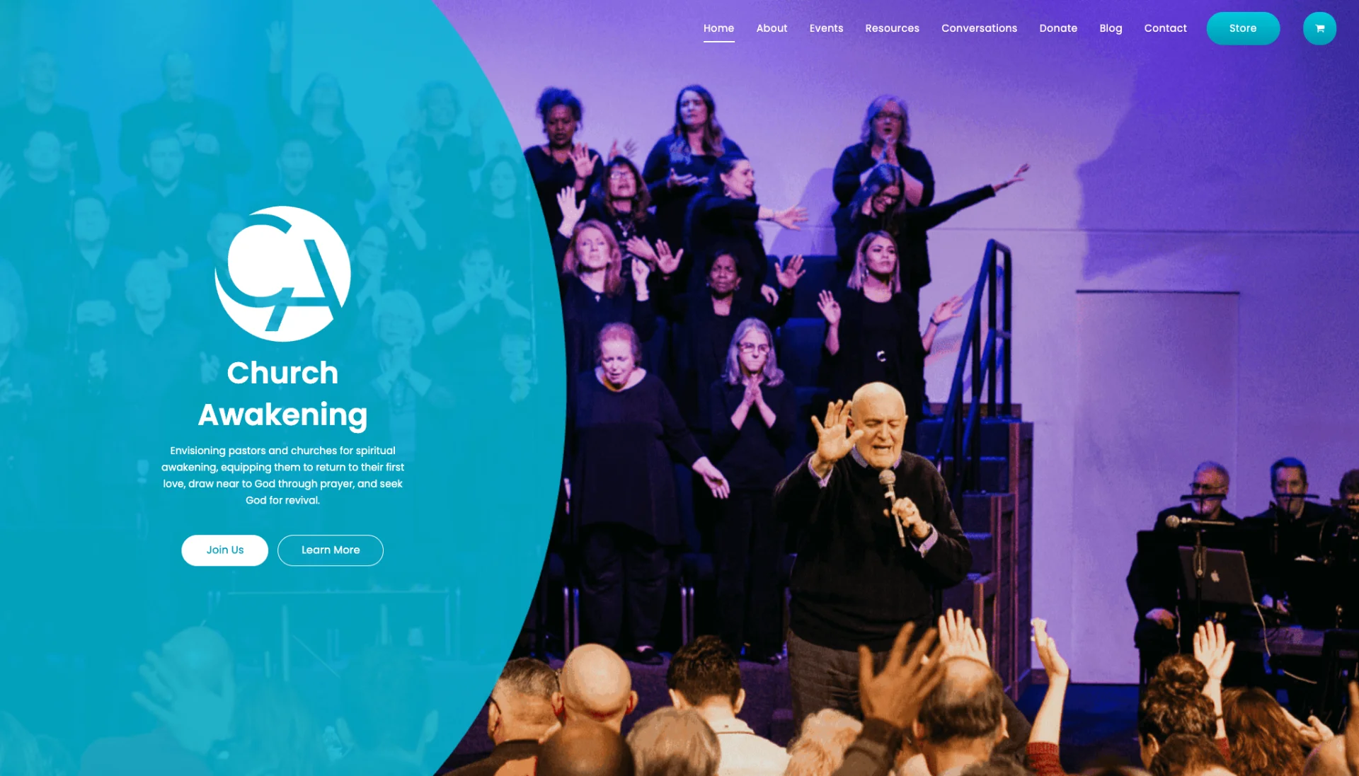 Church Awakening — website built by Faithworks