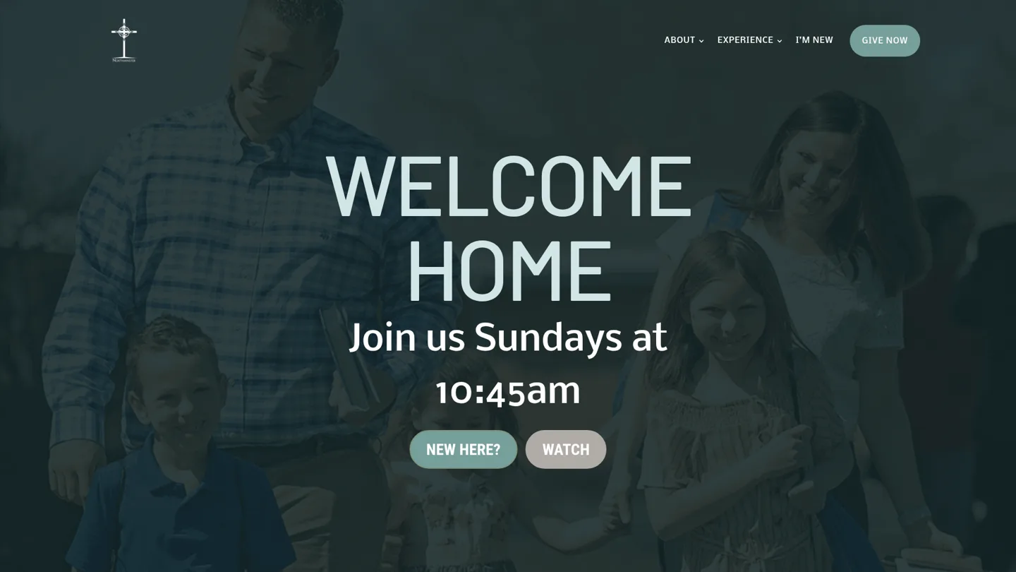 Northminster Church — website built by Faithworks